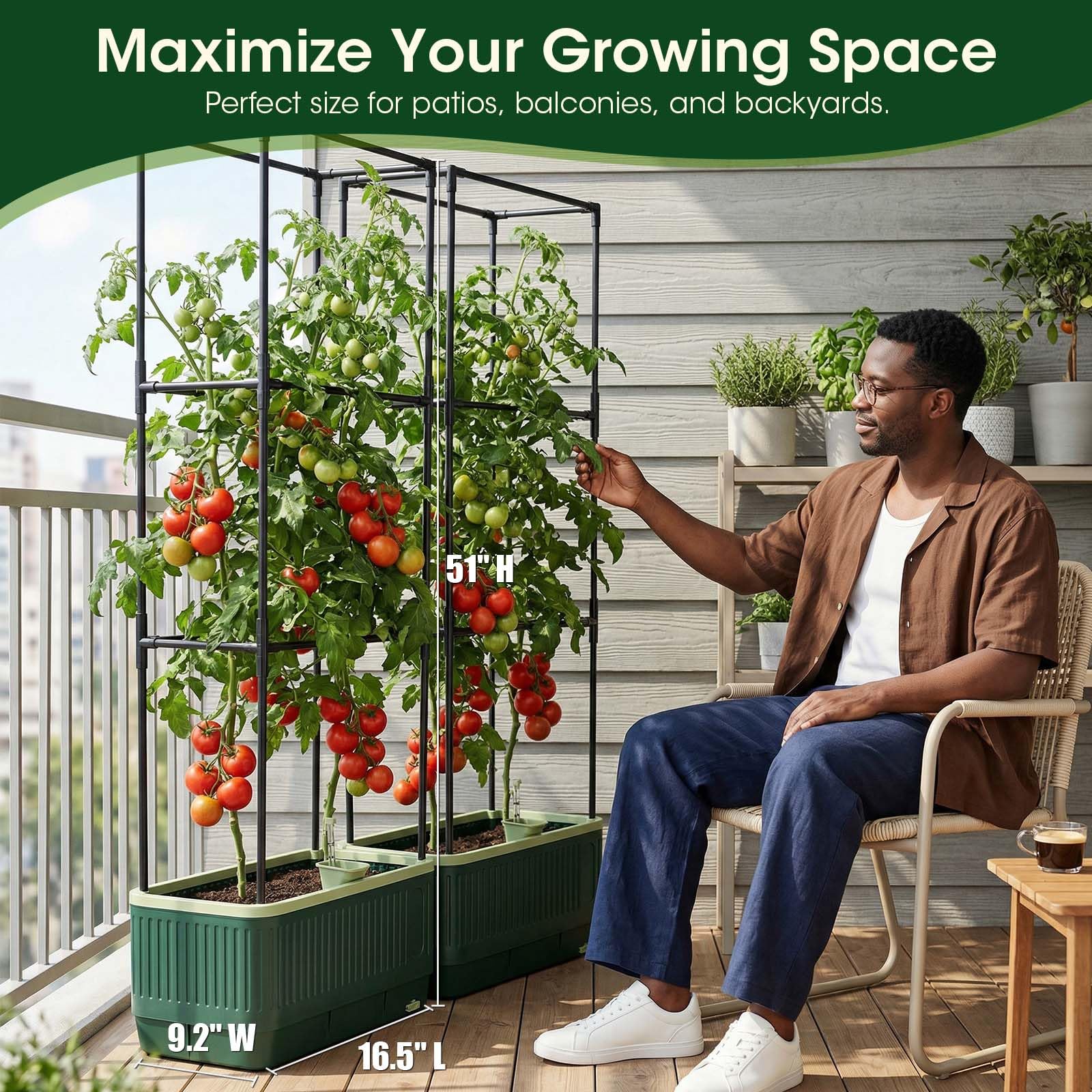 MQHUAYU gardening gloves and accessories included in the kit