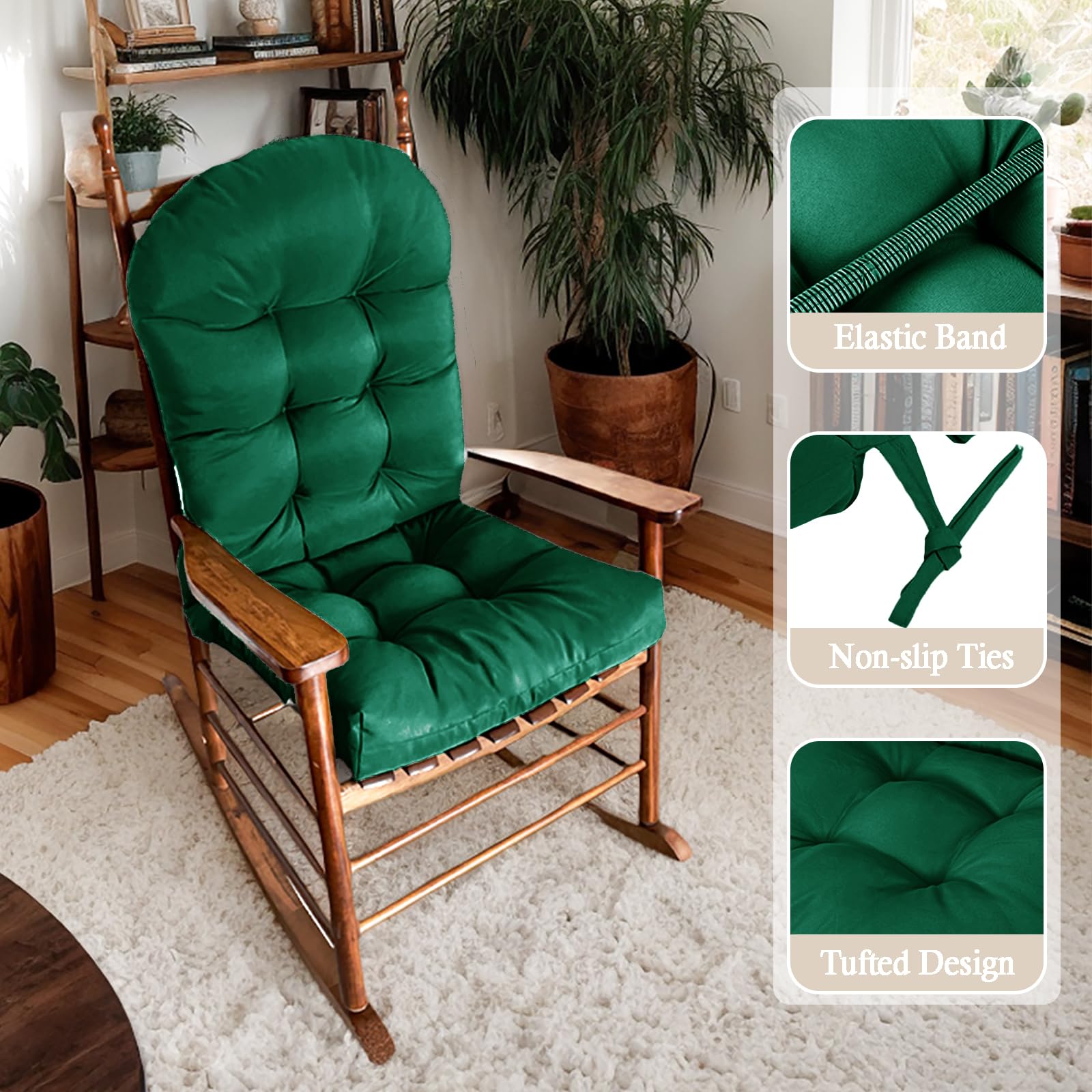 MQK Adirondack Chair Cushion displaying waterproof cover