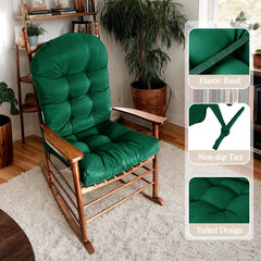 MQK Adirondack Chair Cushion displaying waterproof cover