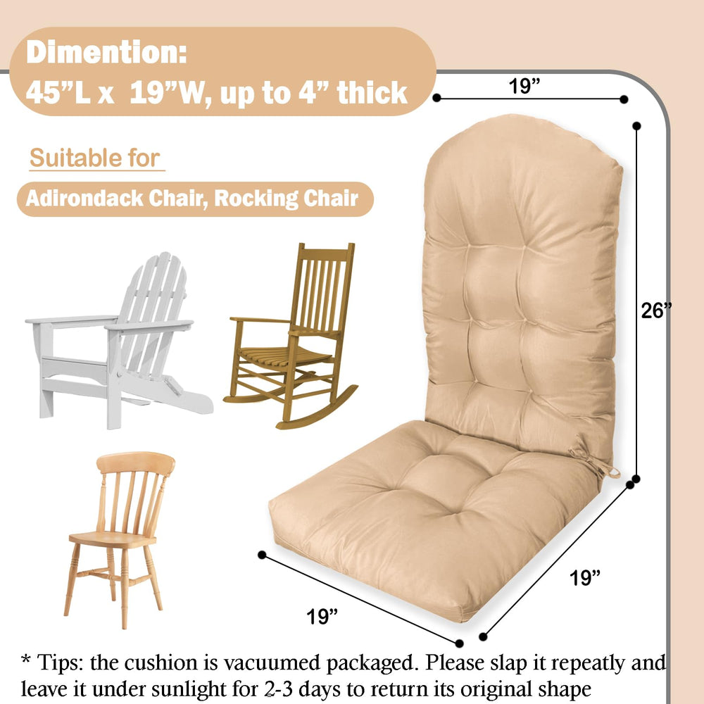 MQK Adirondack Chair Cushion packed for shipping