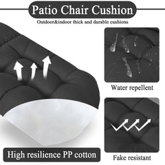 MQK Adirondack Chair Cushion, showing water-repellent fabric