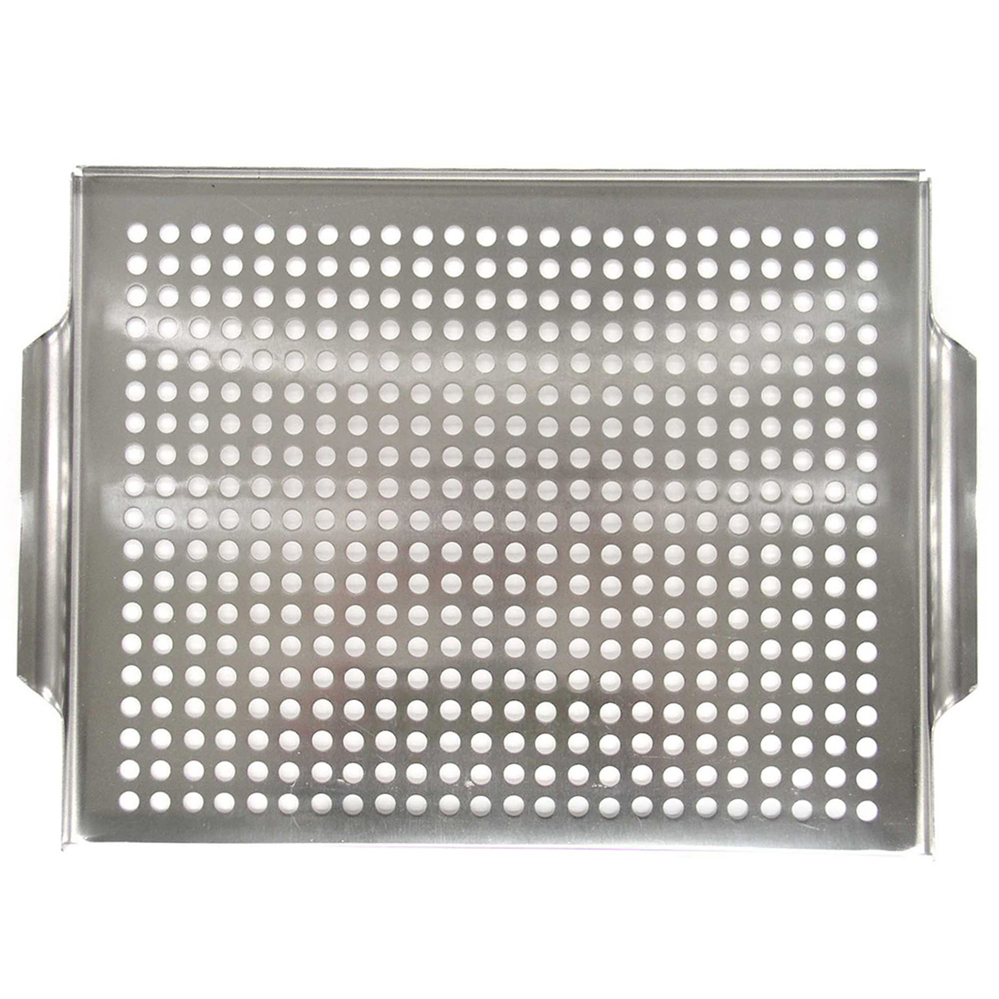 Mr. Bar-B-Q grill topper pan with vegetables on a grill