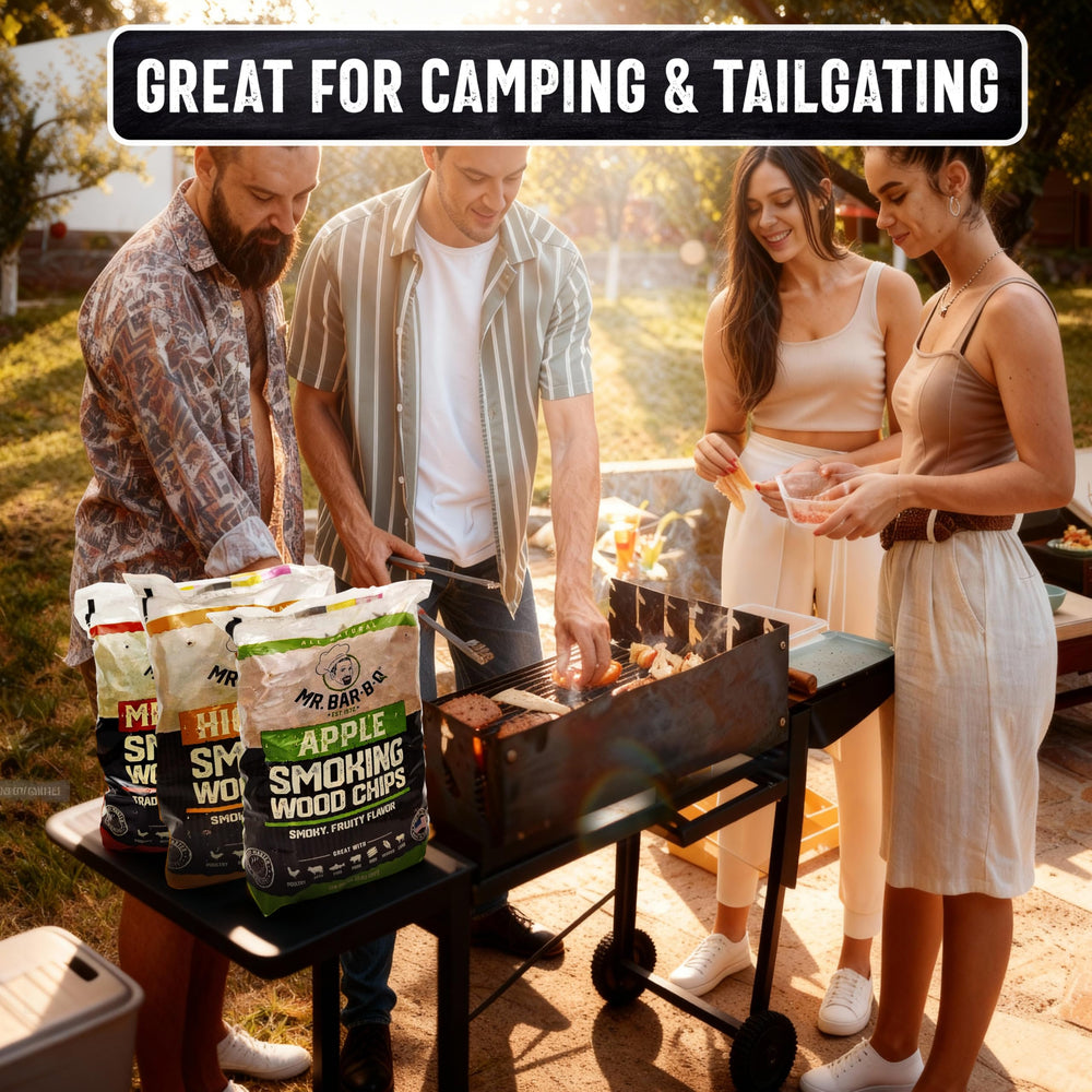 Mr. Bar-B-Q smoker chips packaging details