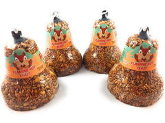 Mr. Bird Flaming Hot Feast Spicy Bird Seed Bell front view