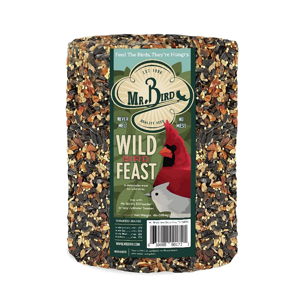 Mr. Bird WildBird Feast Cylinder 4 lbs with multicoloured bird seed