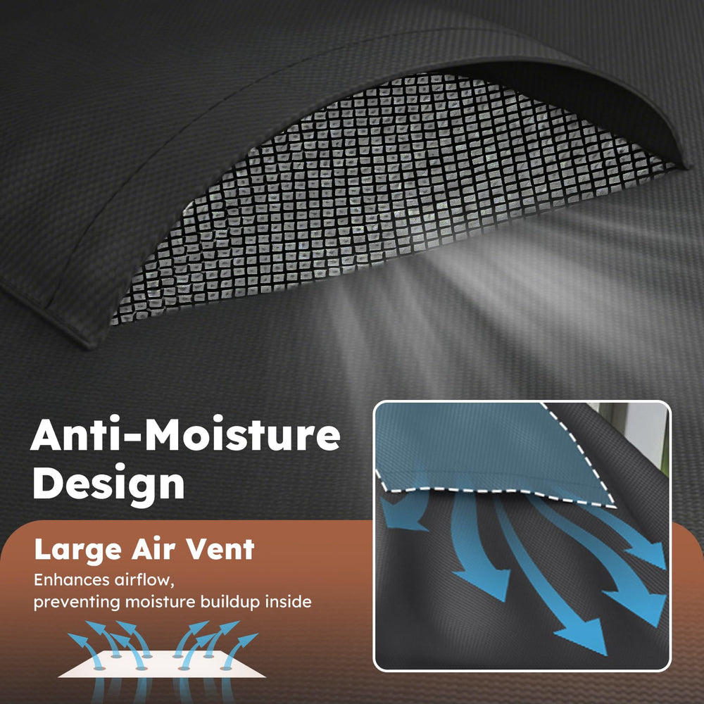 MR. COVER Griddle Cover highlighting air vents