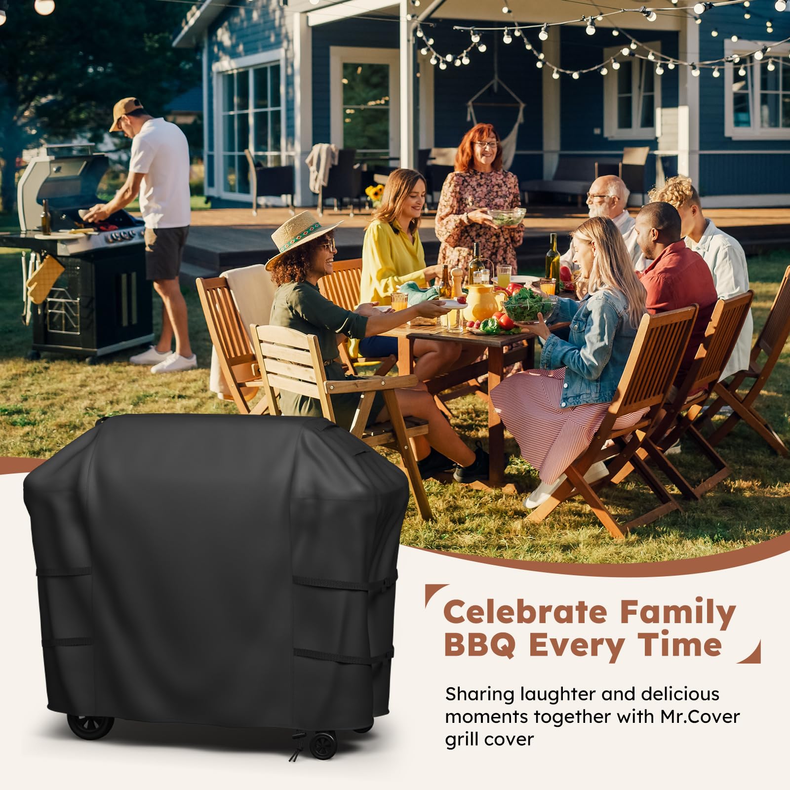 MR. COVER grill cover packaging display
