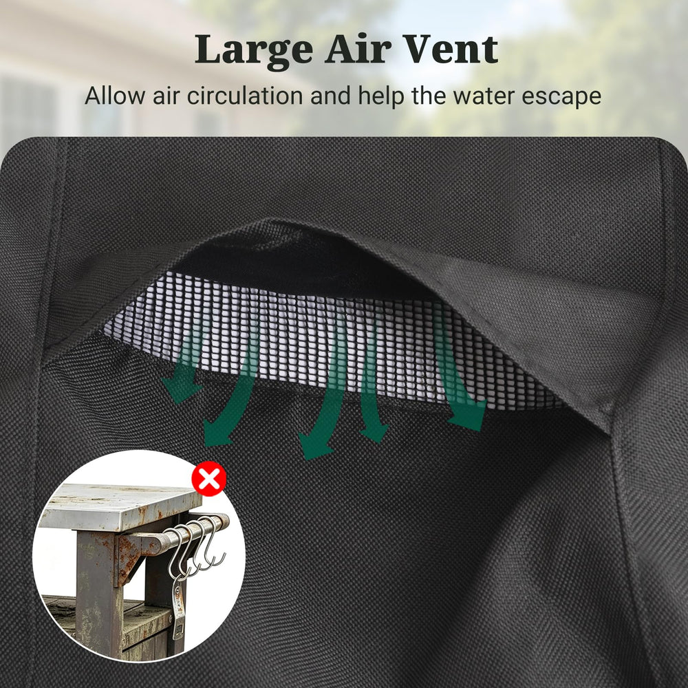 MR. COVER outdoor prep table cover in outdoor setting
