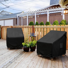 MR. COVER Patio Chair Covers displayed on a rocking chair