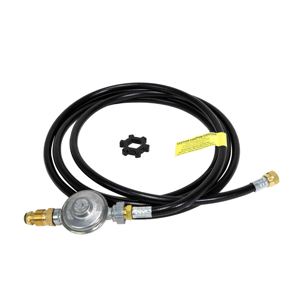 Mr. Heater 12ft Propane Hose and Regulator Assembly black