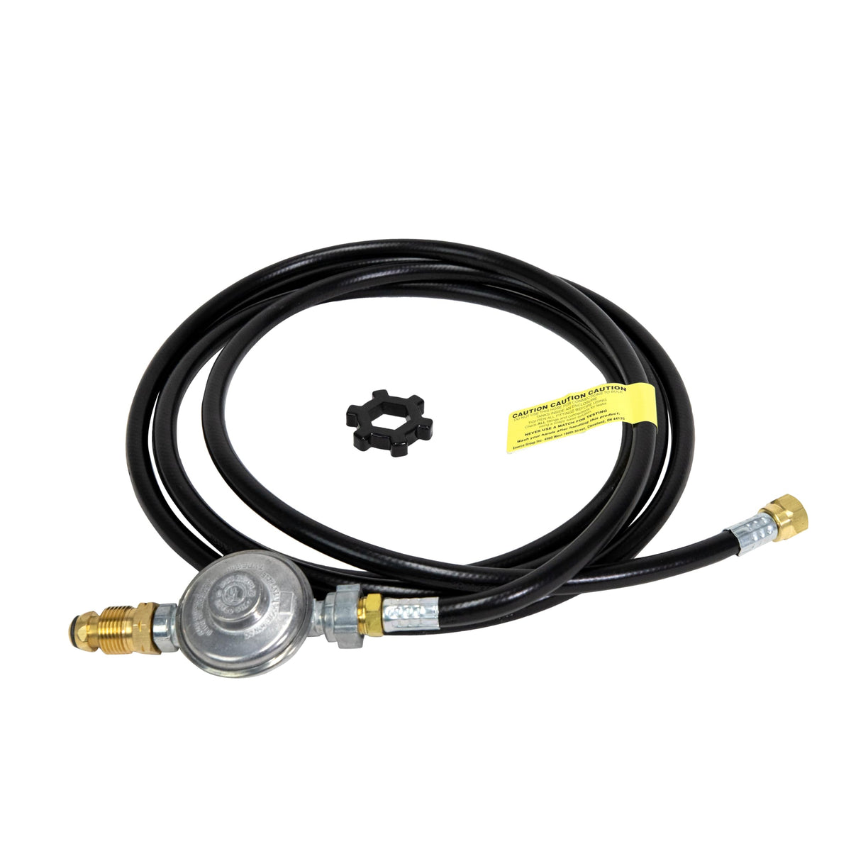 Mr. Heater 12ft Propane Hose and Regulator Assembly black