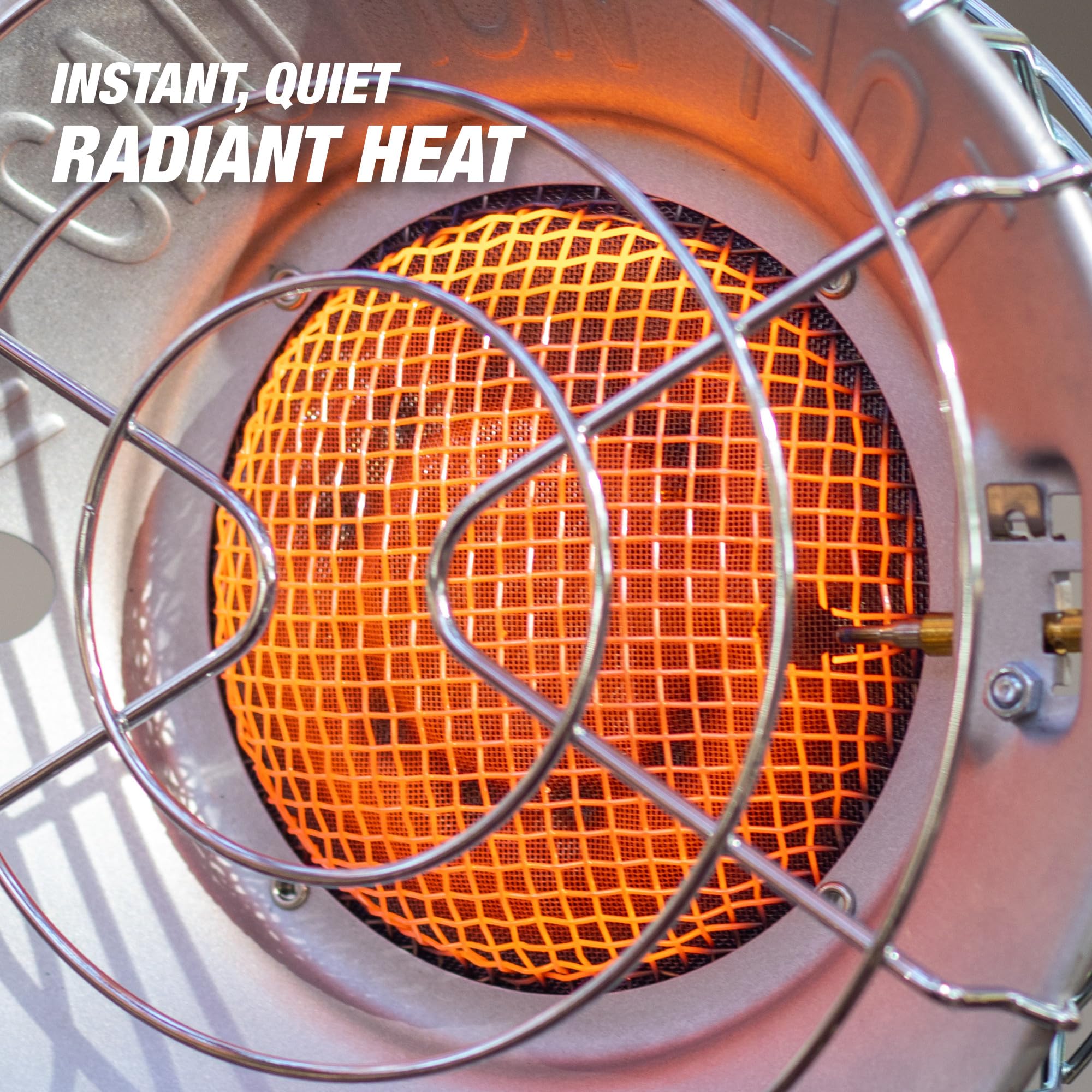 Mr. Heater 30,000 BTU Double Tank Top Heater in outdoor setting
