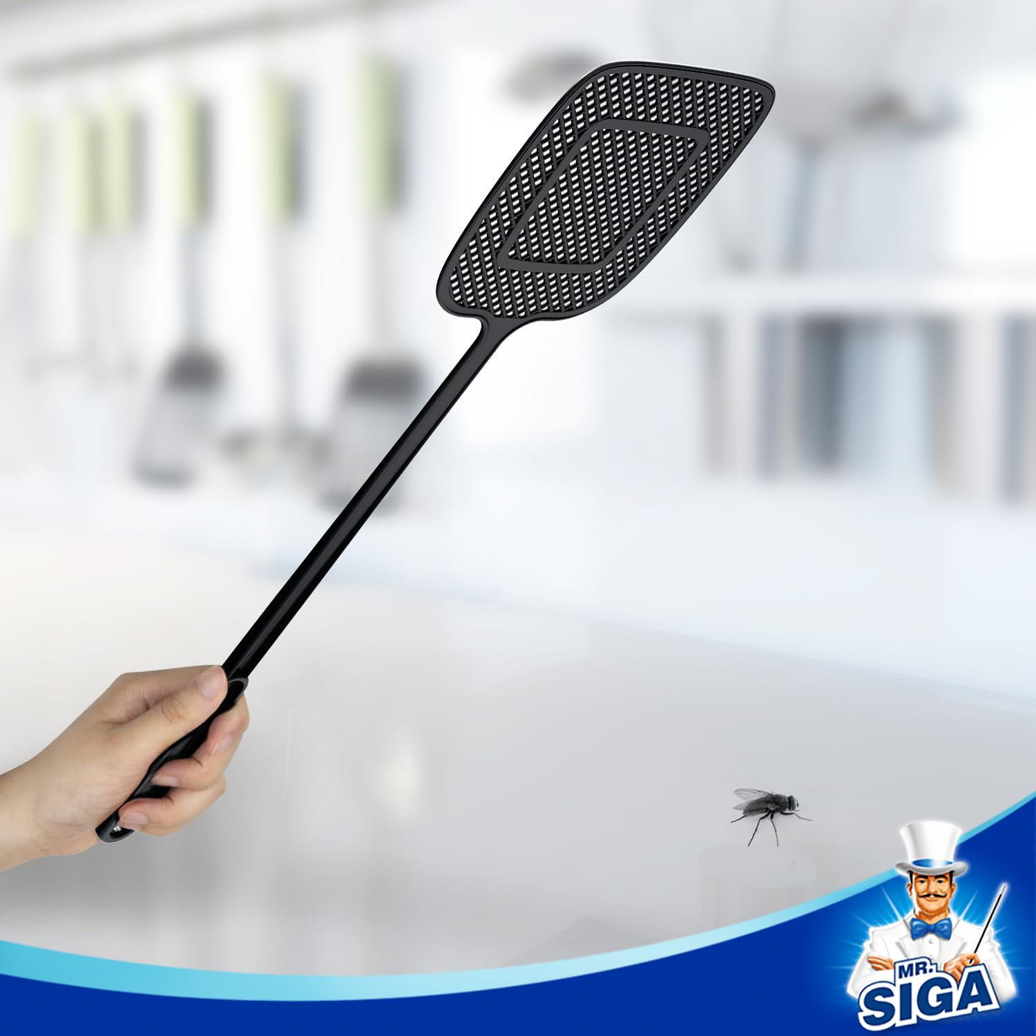 MR.SIGA Fly Swatter 6 pack displayed together