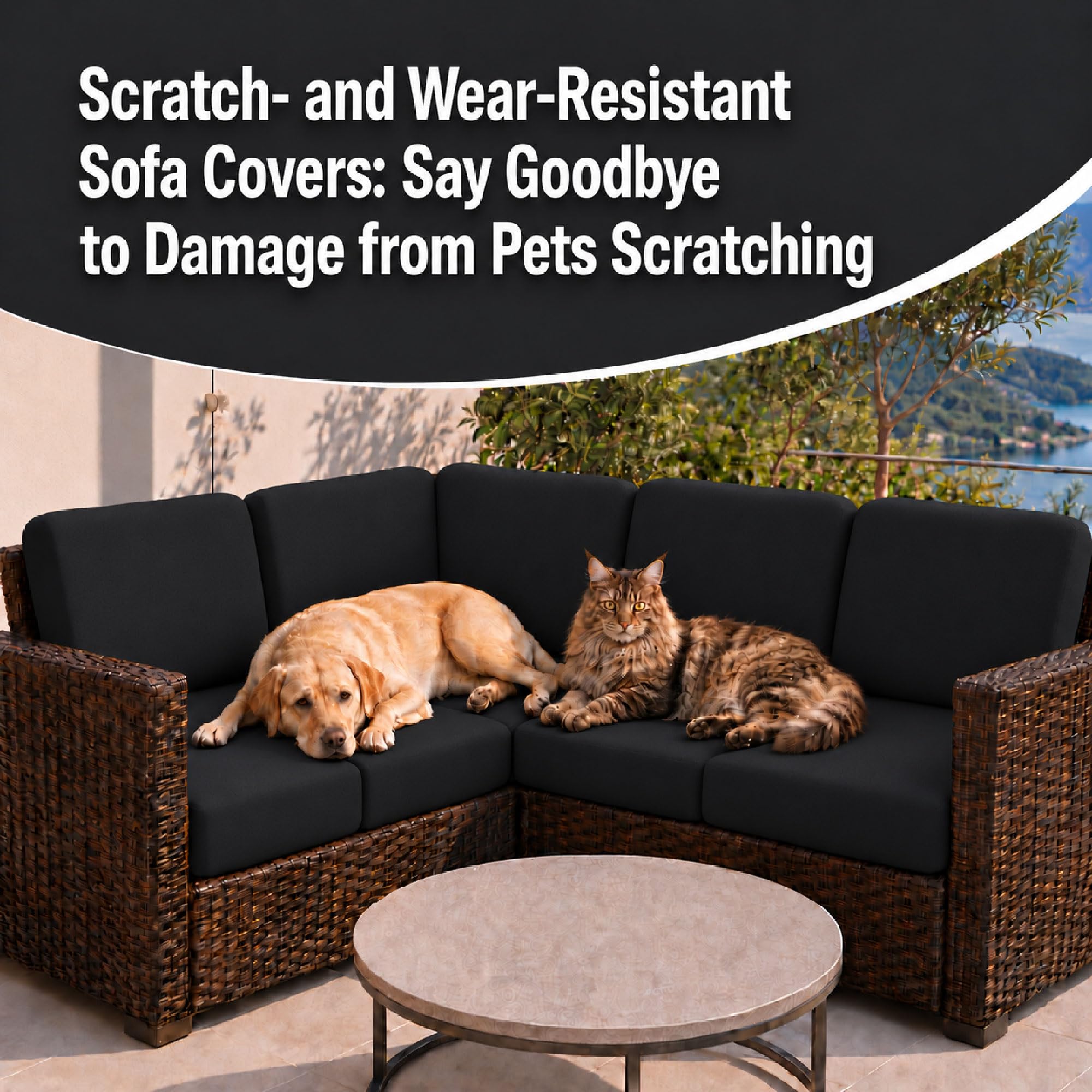 MRGSDL cushion covers showing tear-resistant feature