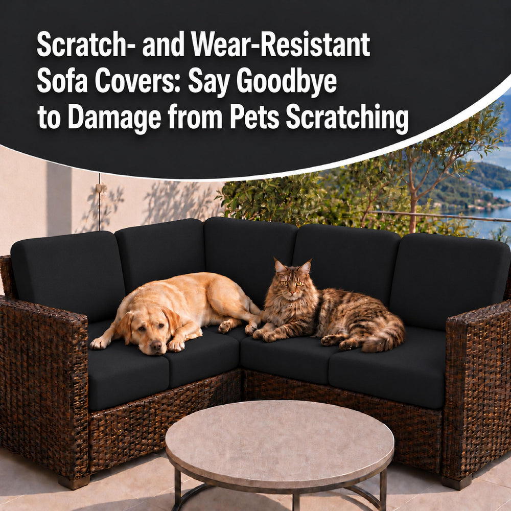MRGSDL cushion covers showing tear-resistant feature