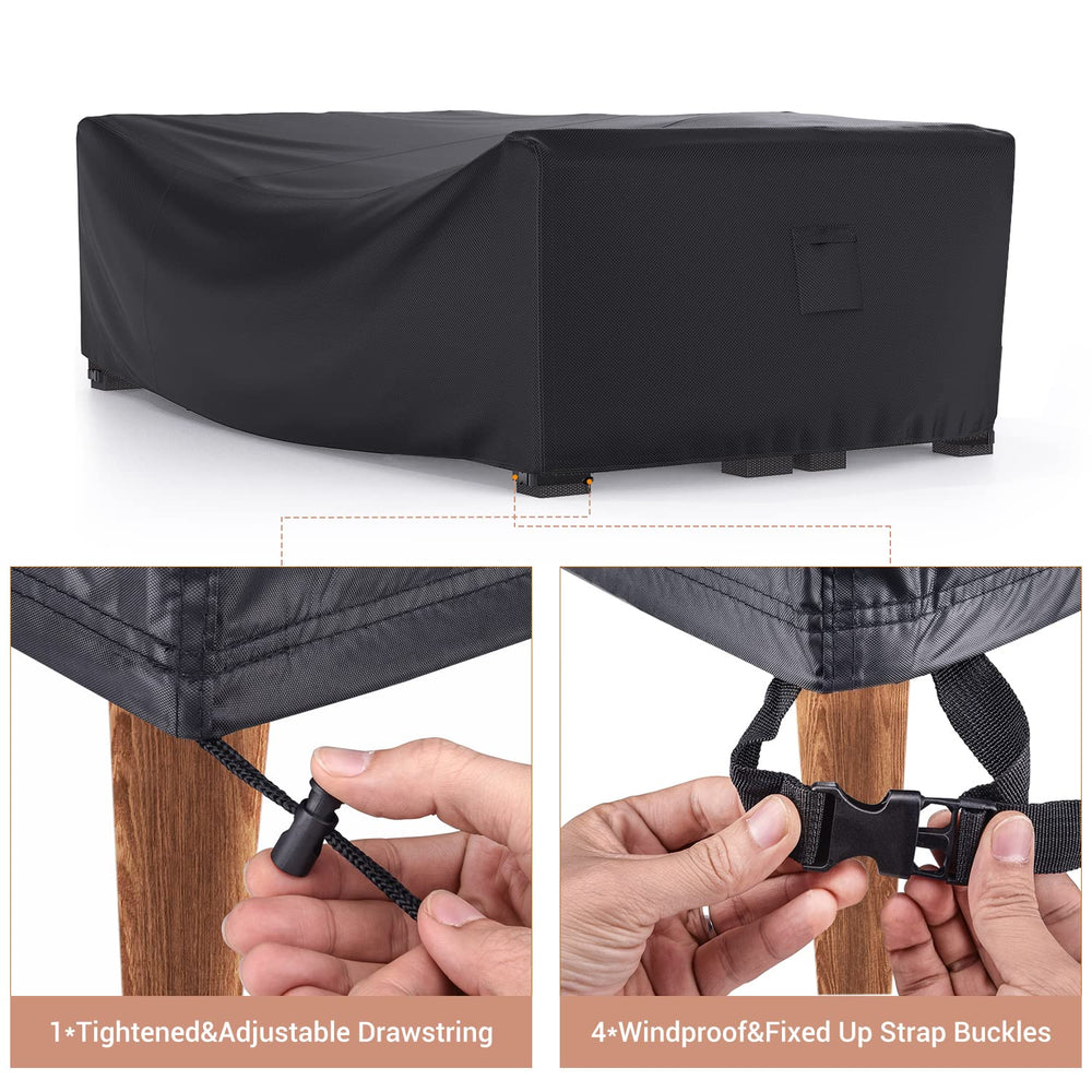 Mrrihand Outdoor Patio Furniture Cover showcasing waterproof feature