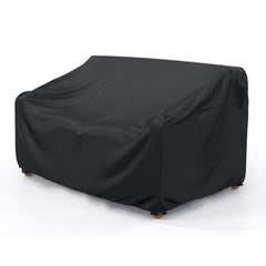 Mrrihand Outdoor Patio Sofa Cover 78"W black front view