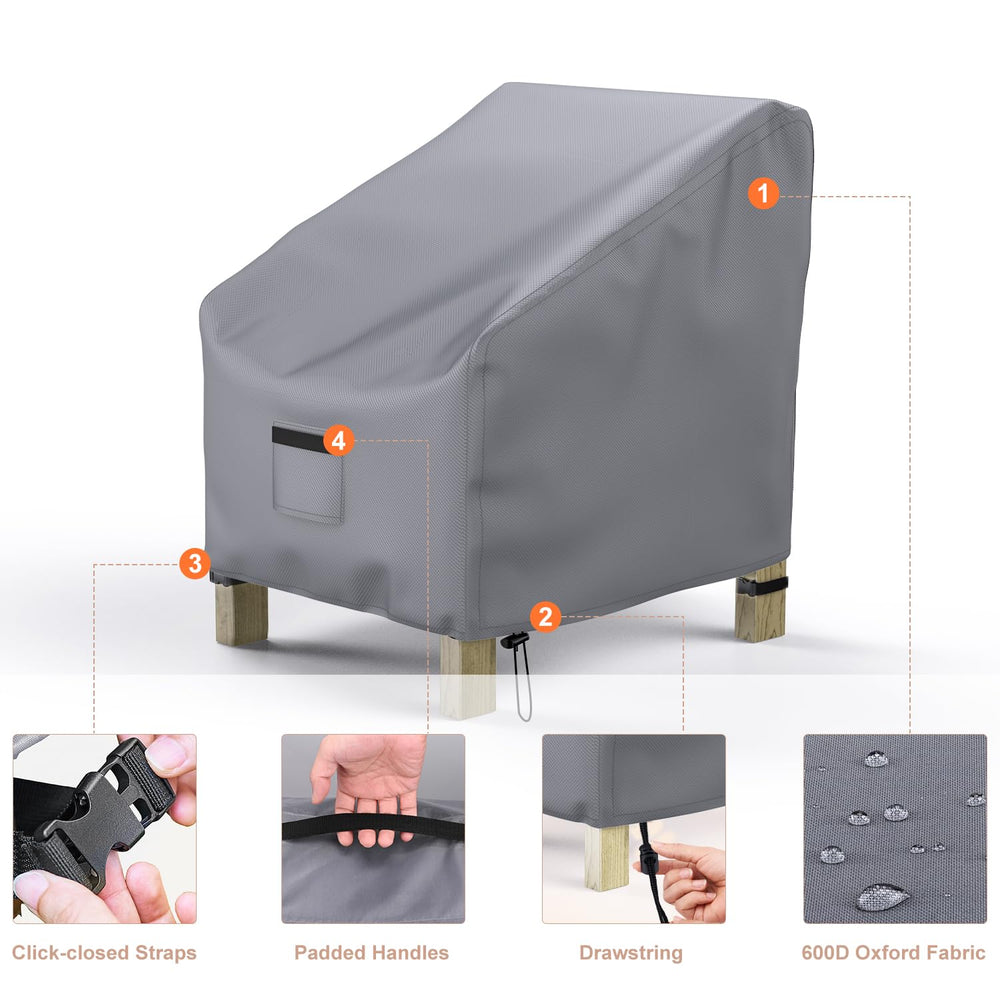 Mrrihand Patio Chair Cover showing air vent design