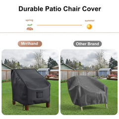 Mrrihand patio chair covers with padded handles