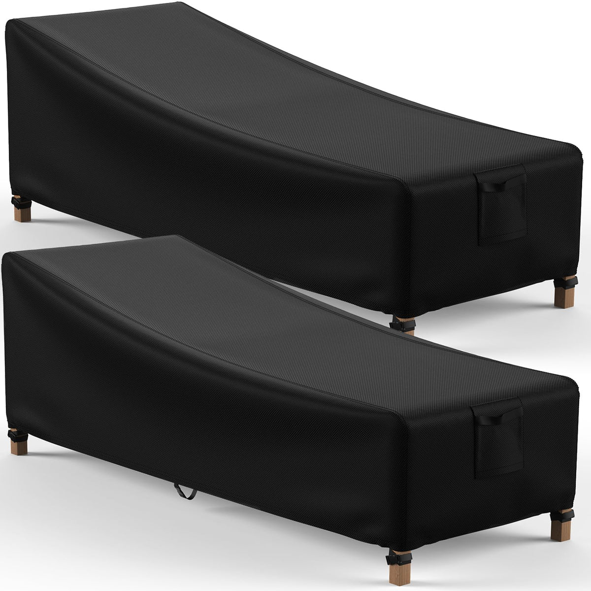 Mrrihand patio chaise lounge chair cover front view