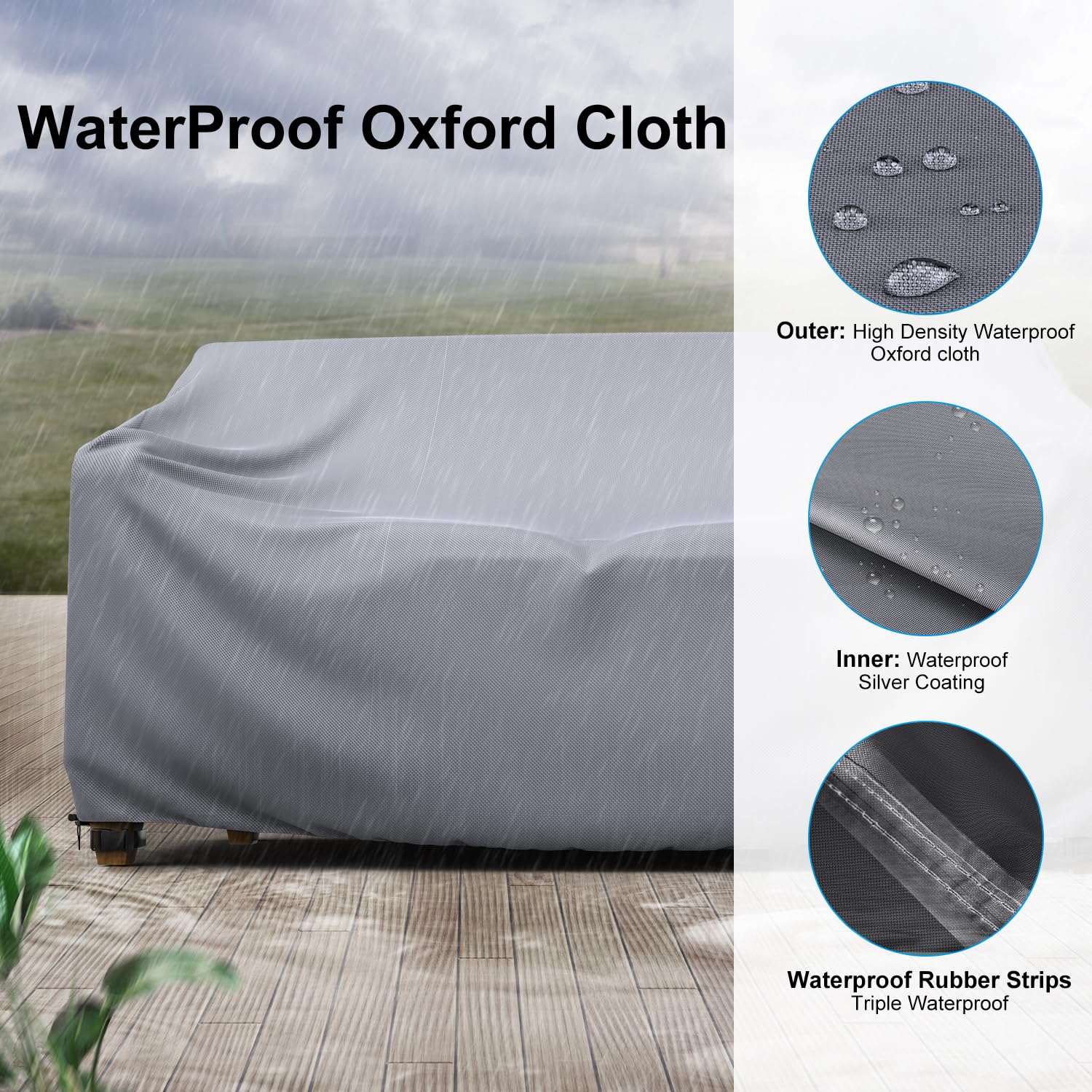 Mrrihand sofa cover in storage bag