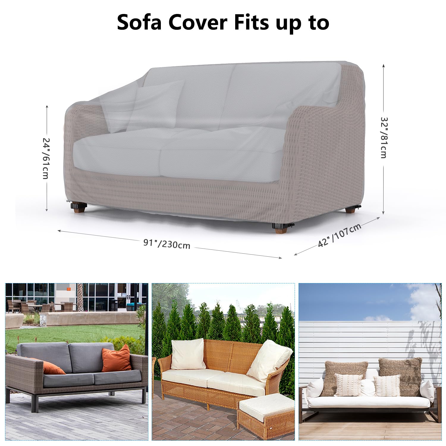 Mrrihand Sofa Cover waterproof material close-up