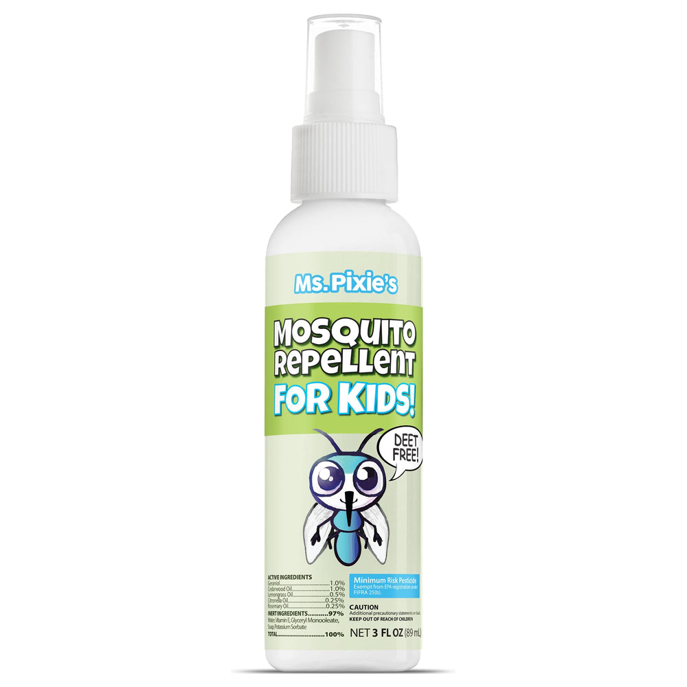 Ms. Pixie's Mosquito Repellent for Kids 3oz aerosol front view