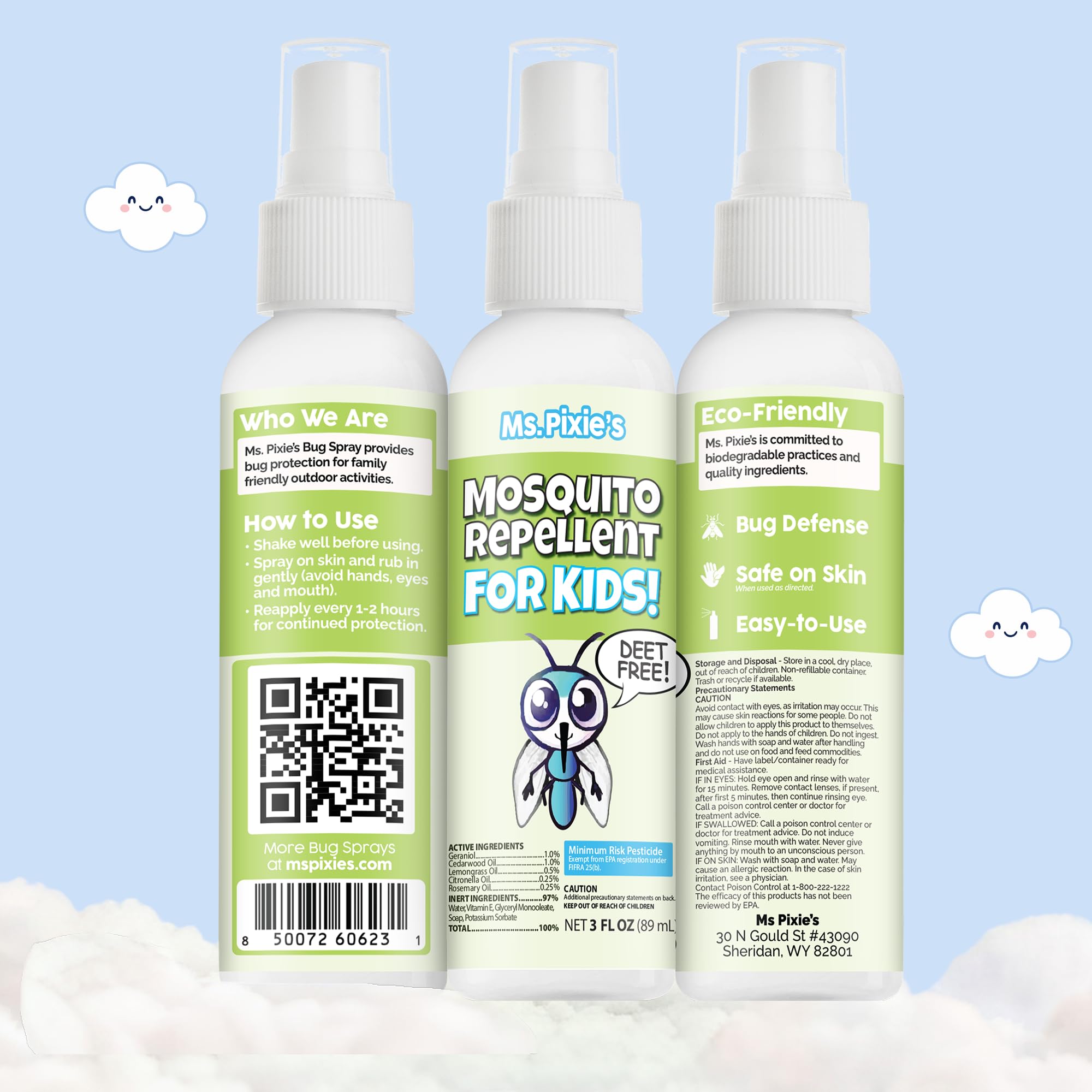 Ms. Pixie's Mosquito Repellent for Kids outdoor adventure scene