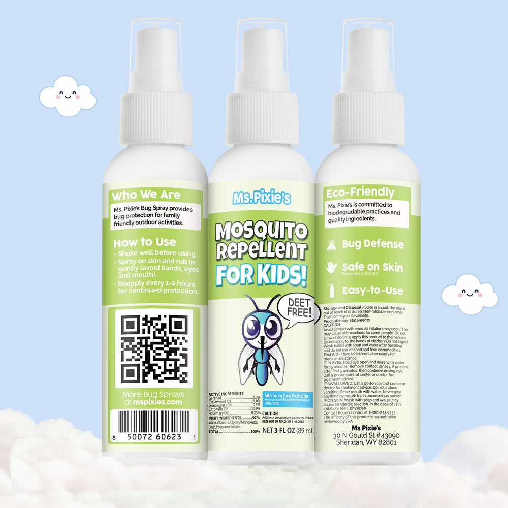 Ms. Pixie's Mosquito Repellent for Kids outdoor adventure scene