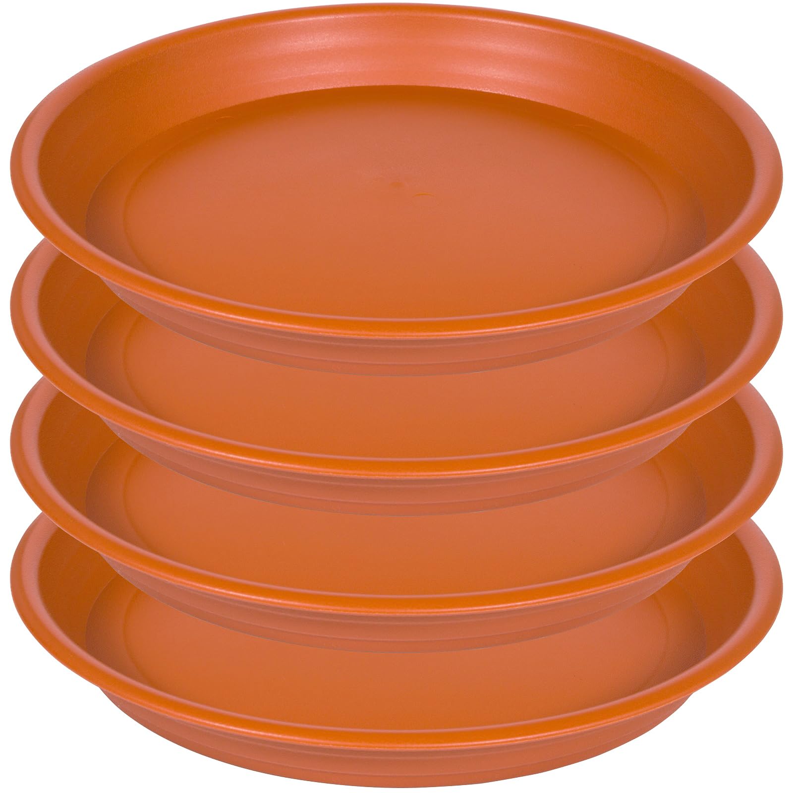 MSKIAUO 18-inch terracotta plant saucer front view