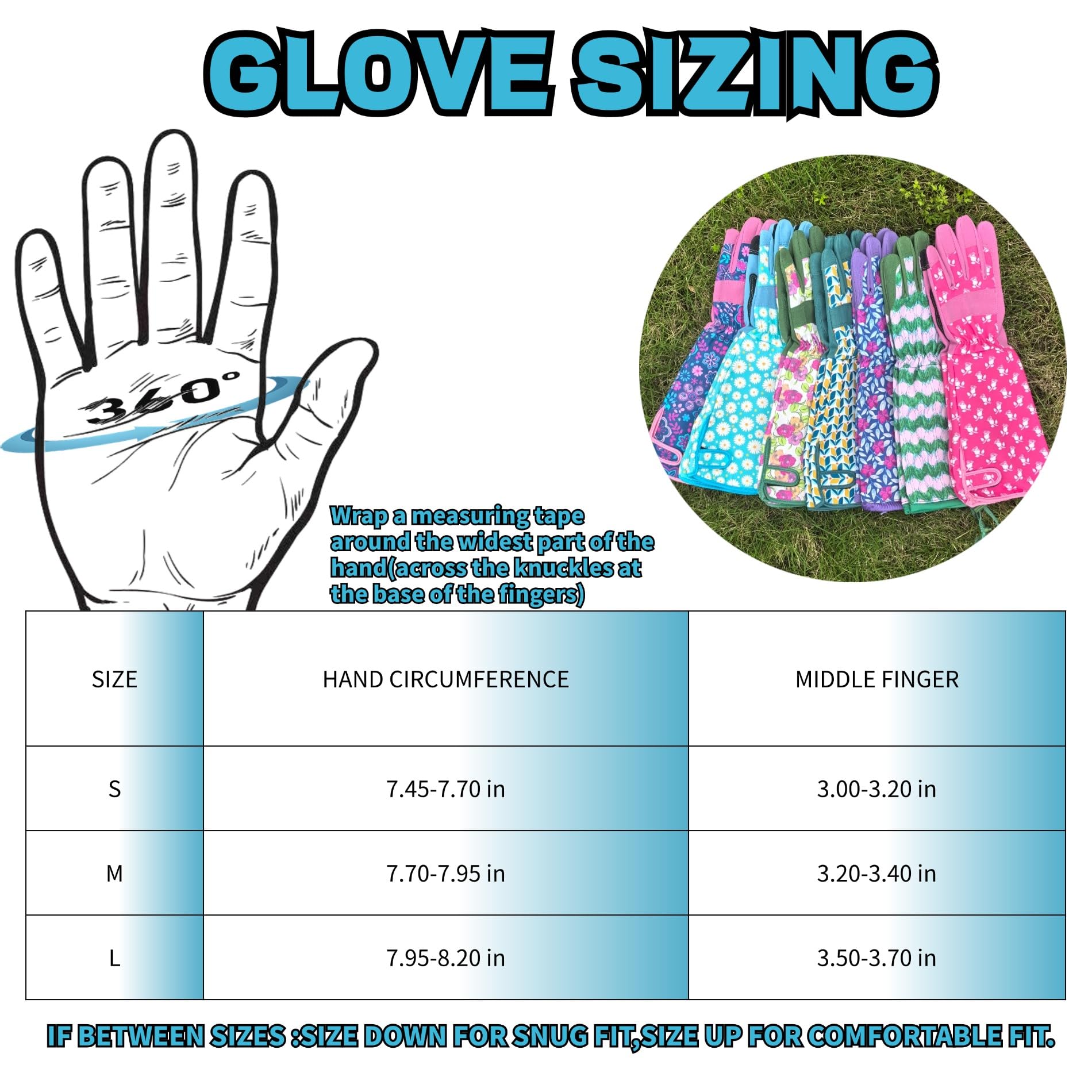 MSUPSAV Garden Gloves displayed with gardening tools