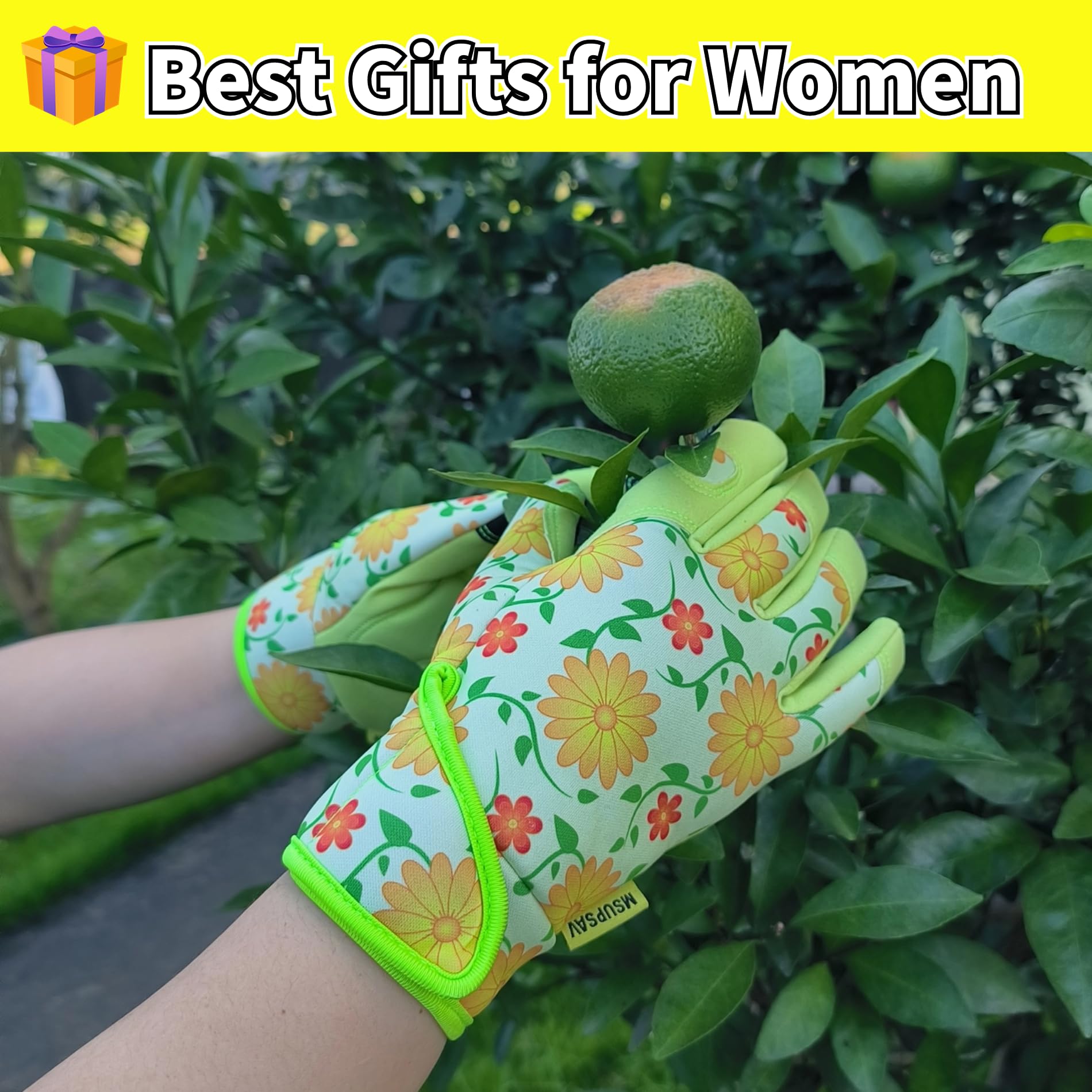 MSUPSAV Garden Gloves in use while gardening