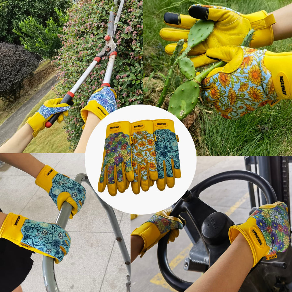 MSUPSAV Garden Gloves packaging front view