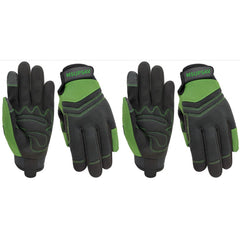 MSUPSAV Gardening Gloves green medium front view
