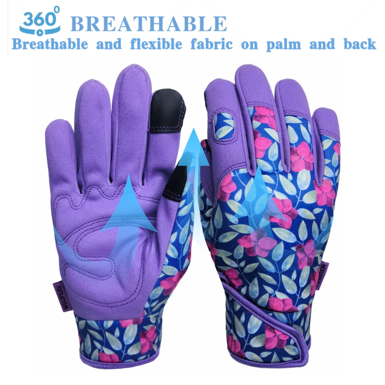 MSUPSAV Gardening Gloves in use outside