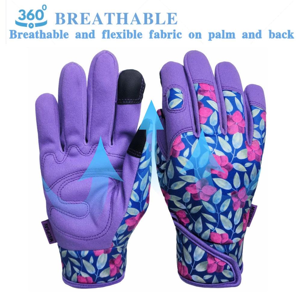 MSUPSAV Gardening Gloves in use outside