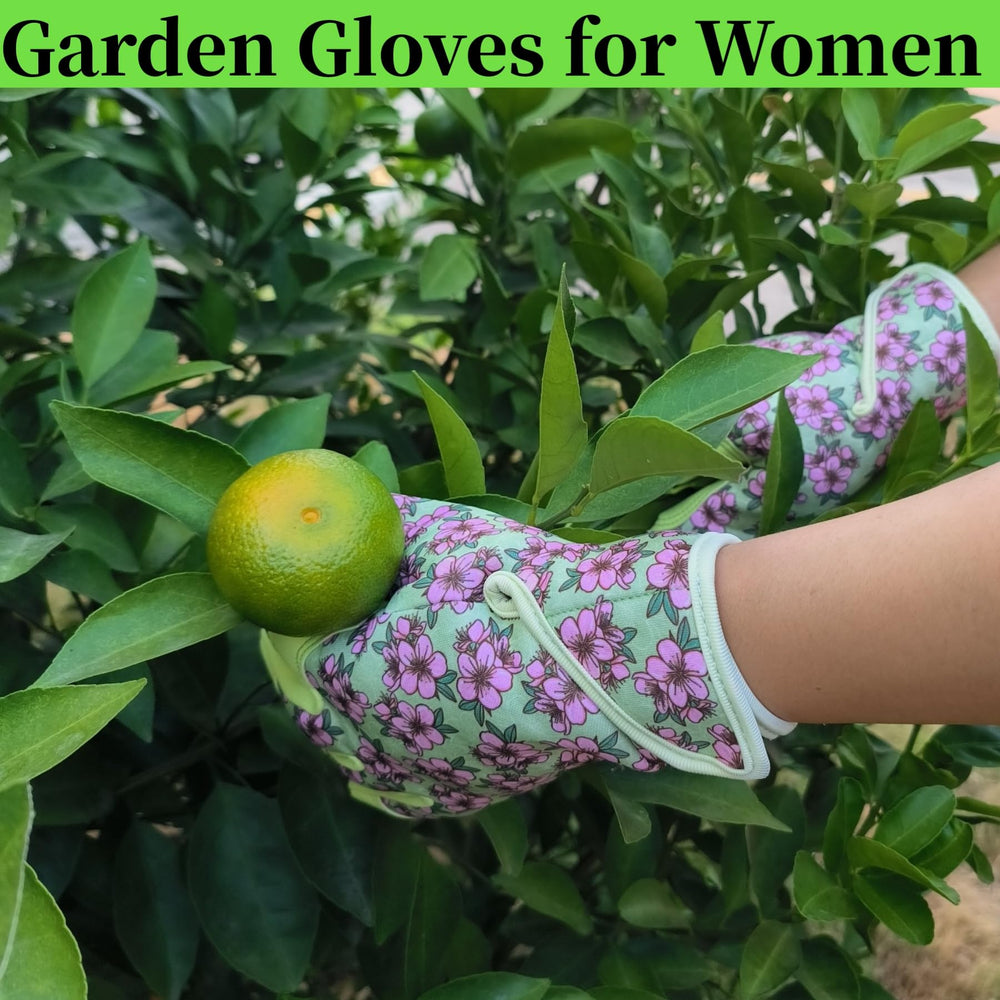 MSUPSAV Gardening Gloves Large Chartreuse packaging