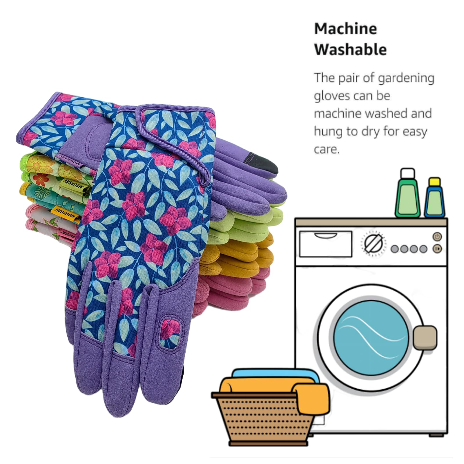 MSUPSAV Gardening Gloves packaging