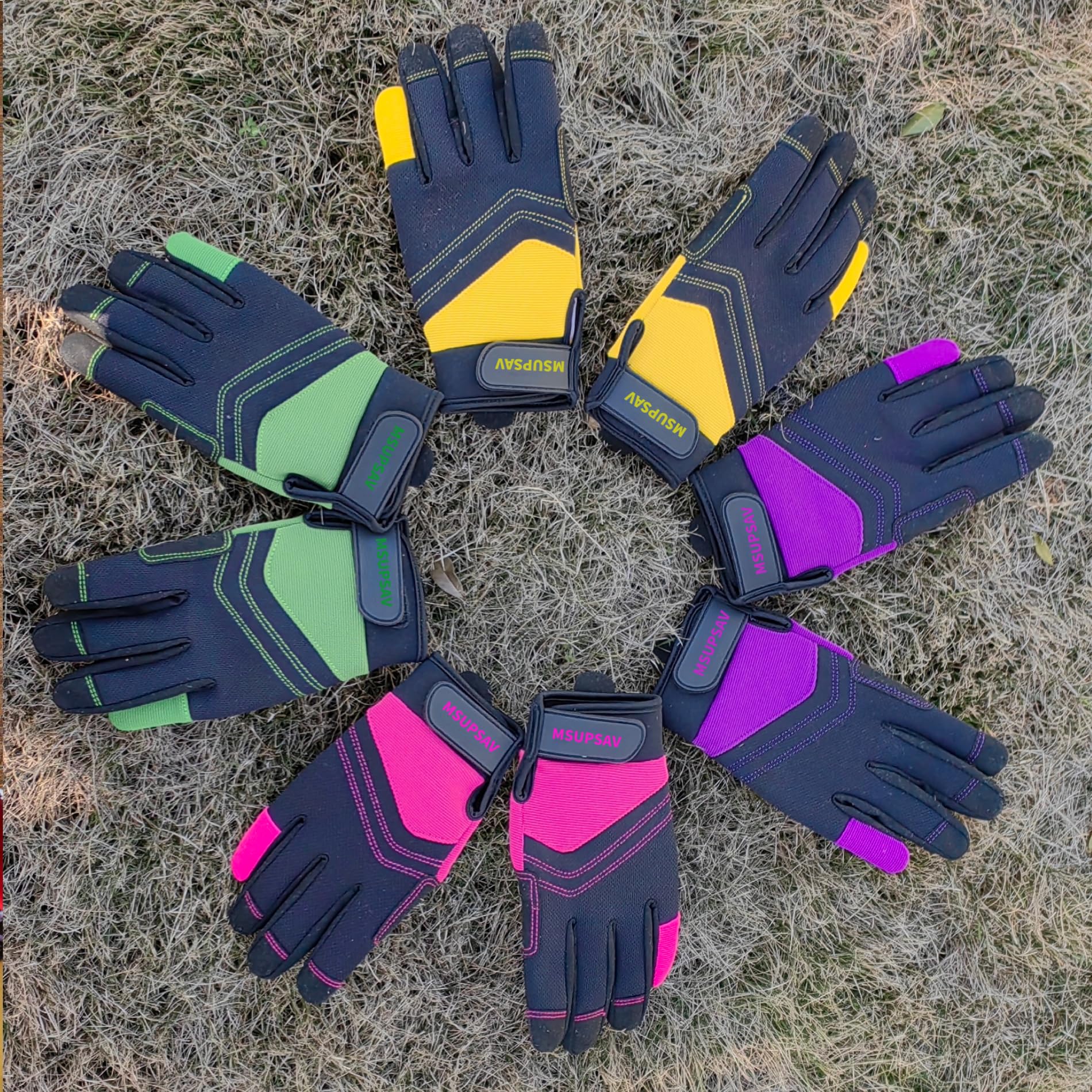 MSUPSAV Gardening Gloves side view highlighting fit