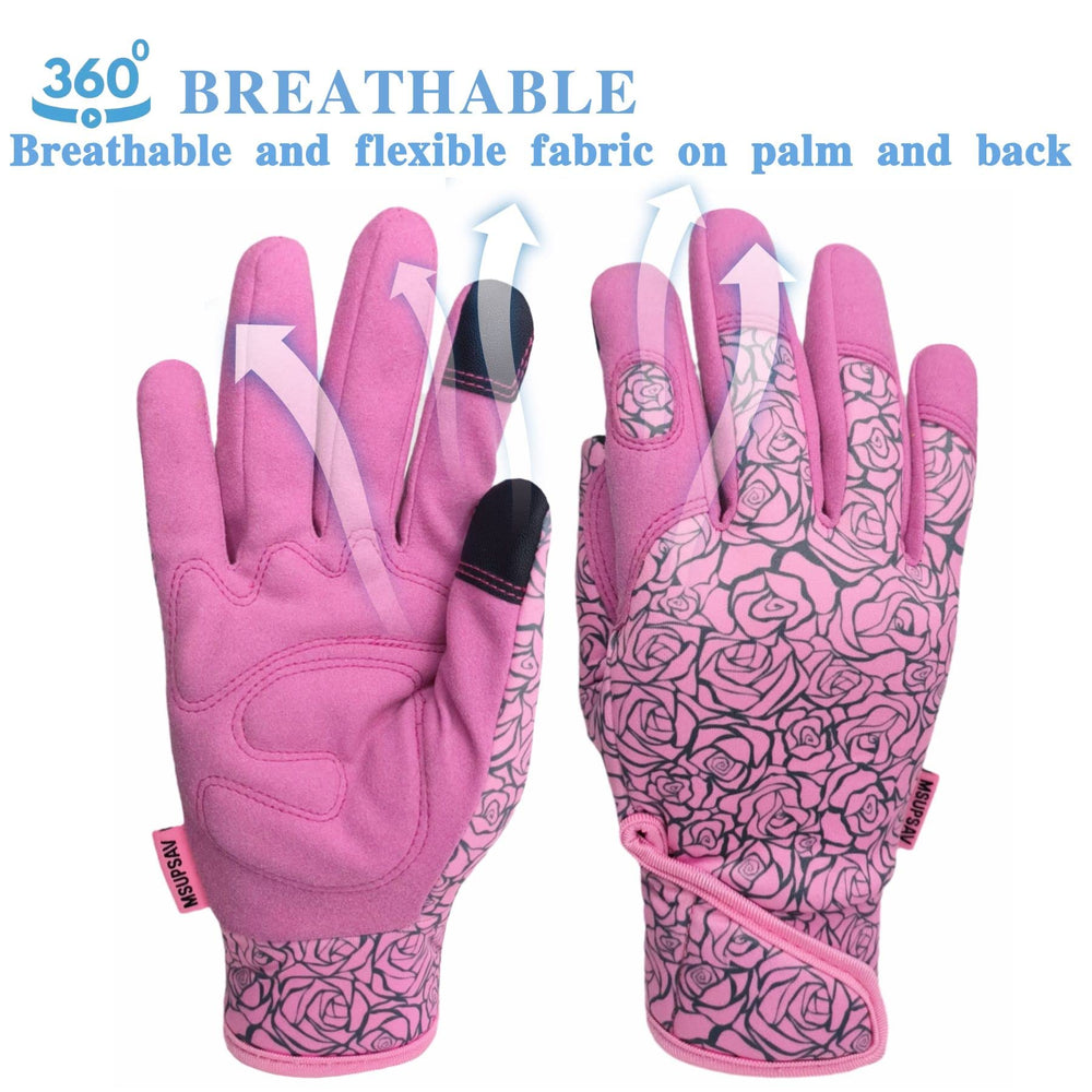 MSUPSAV Gardening Gloves with adjustable cuff