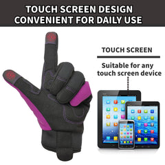 MSUPSAV Gardening Gloves with touchscreen feature