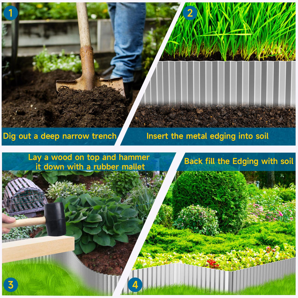 MTART Metal Garden Edging packaging details