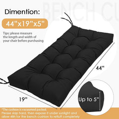 MTMR Outdoor Bench Cushion on patio furniture