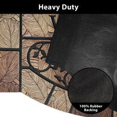 MTOUOCK heavy-duty welcome mat in outdoor setting