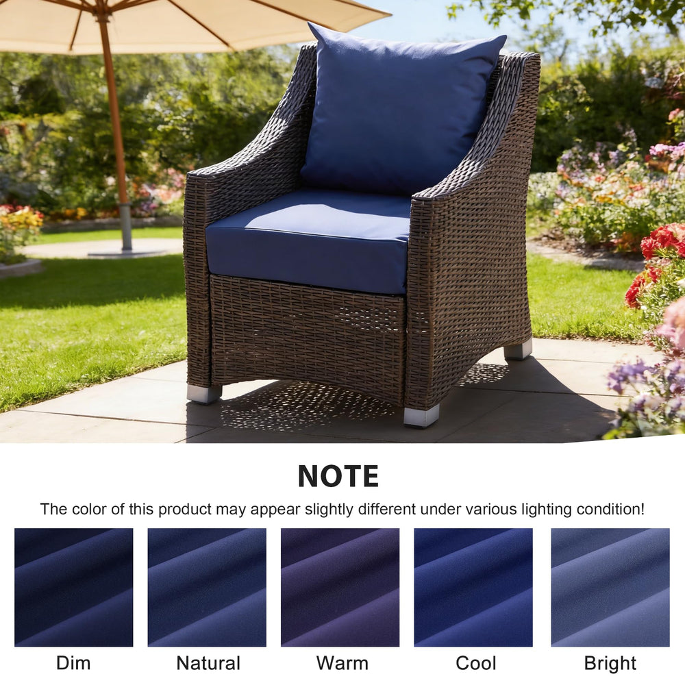 MuaMelop cushion set unpacked showing high-density foam