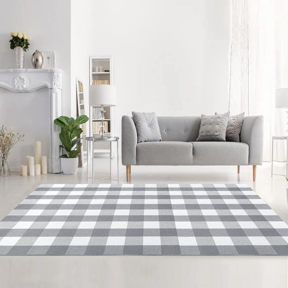 MUBIN 4' x 6' rug folded for storage