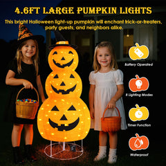 MUBUZAN collapsible pumpkin decoration in outdoor setting