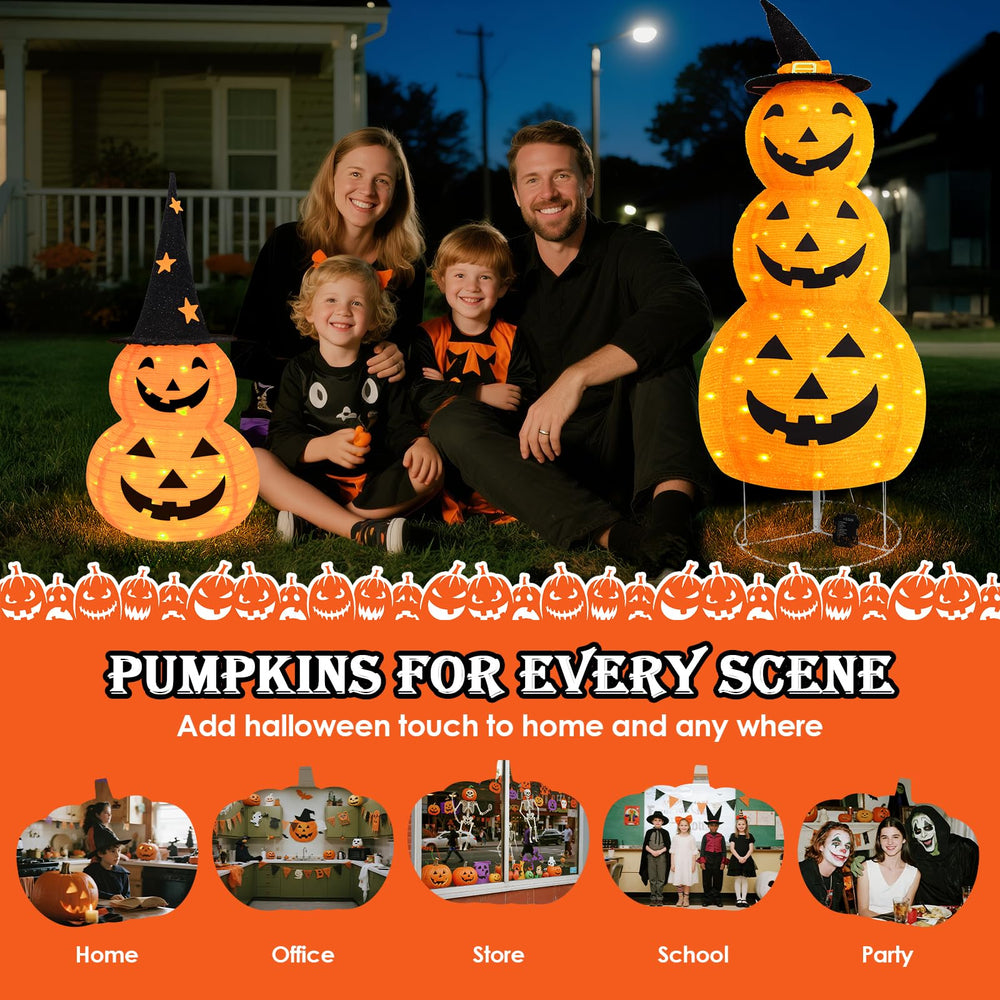 MUBUZAN Halloween pumpkin base and battery box