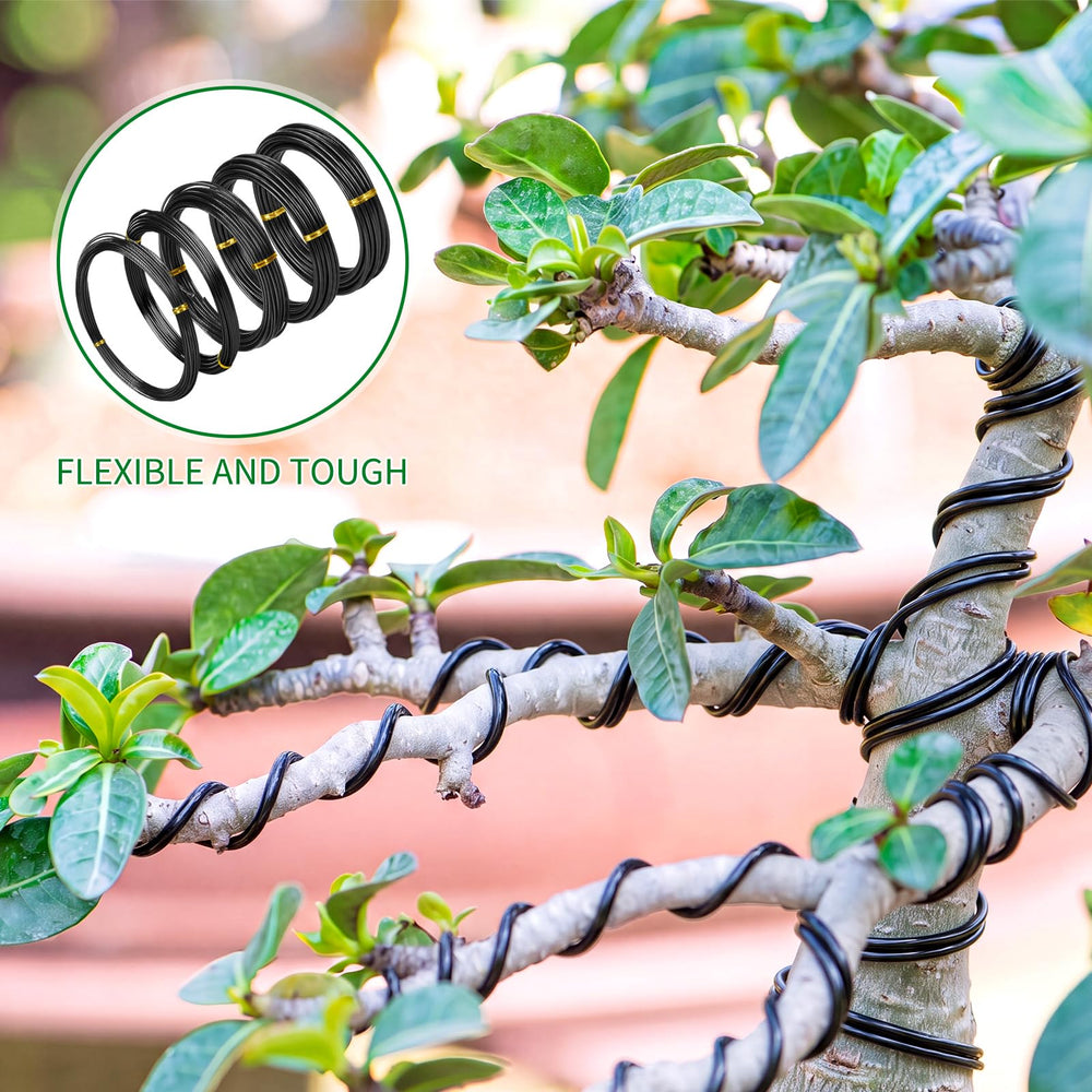 Mudder Bonsai Training Wire 1.5 mm black roll