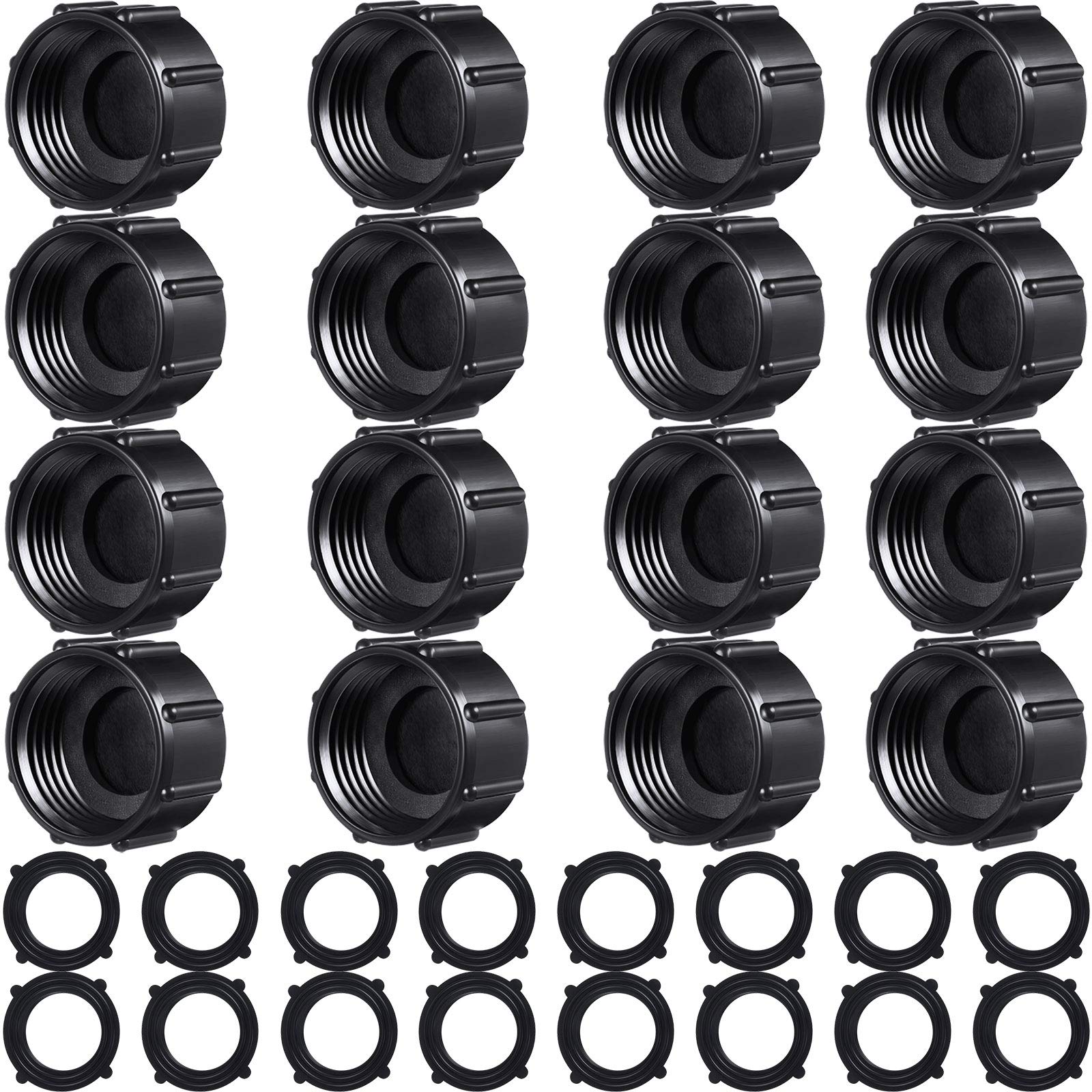 Mudder garden hose caps pack of 16 in grey-purple
